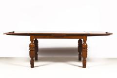 Antique French Oak Pull out Dining Kitchen Table France 19th C  - 2739420
