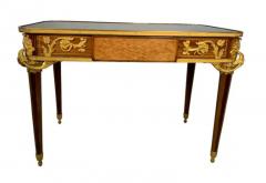 Antique French Ormolu Mounted Malachite Top Center Table desk - 3686856