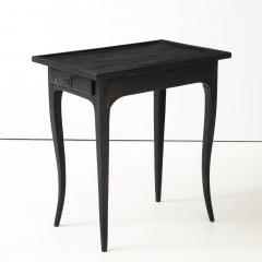 Antique French Painted Side Table with Key - 4691098