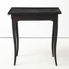 Antique French Painted Side Table with Key - 4691101