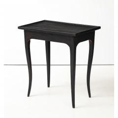 Antique French Painted Side Table with Key - 4691103