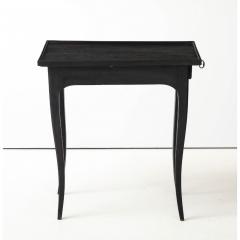 Antique French Painted Side Table with Key - 4691105