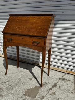 Antique French Provencial Style Quarter Sawn Oak Drop Front Secretary - 4359944