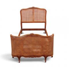 Antique French Provincial Caned Bedframe - 4795059