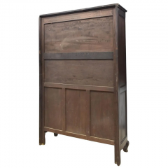 Antique French Provincial Louis XV Style Oak Vaisselier Breakfront Hutch - 3041331