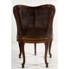 Antique French Regency Double Cane Walnut Chair - 3378880
