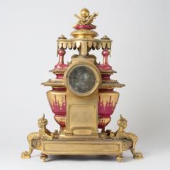 Antique French S vres Porcelain and Gilt Bronze Ormolu Mounted Clock - 4315952