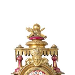 Antique French S vres Porcelain and Gilt Bronze Ormolu Mounted Clock - 4315955