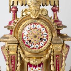 Antique French S vres Porcelain and Gilt Bronze Ormolu Mounted Clock - 4315956