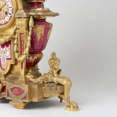 Antique French S vres Porcelain and Gilt Bronze Ormolu Mounted Clock - 4315960