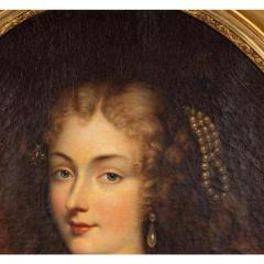 Antique French School Oil Painting Portrait of a Lady - 4342747