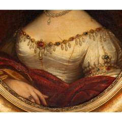 Antique French School Oil Painting Portrait of a Lady - 4342749