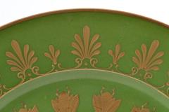 Antique French Sevres Hand Painted Gilt Porcelain Portrait Plate - 3464257