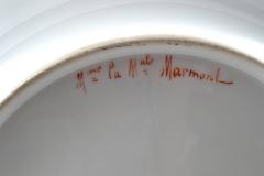 Antique French Sevres Hand Painted Gilt Porcelain Portrait Plate - 3464303