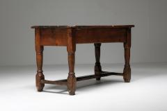 Antique French Side Table with Glowing Patina Early 1900s - 2091456