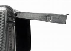 Antique French Silver Artist Palette Box Paris C 1890 Adolphe Frontin  - 4389889