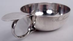 Antique French Silver Plain Functional Tastevin - 4375230