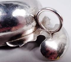 Antique French Silver Wine Taster with Scallop Shell Handle 18th C - 3983855