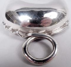 Antique French Silver Wine Taster with Snake Handle 18th C - 3983862