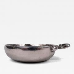 Antique French Silver Wine Taster with Snake Handle 18th C - 3985658