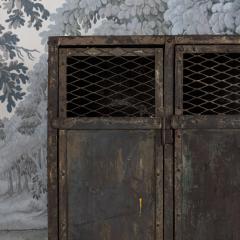 Antique French Slate Mine Metal Lockers circa 1900 - 4598722