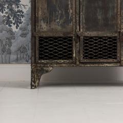 Antique French Slate Mine Metal Lockers circa 1900 - 4598723