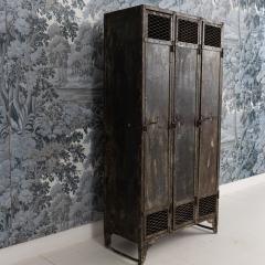 Antique French Slate Mine Metal Lockers circa 1900 - 4598730