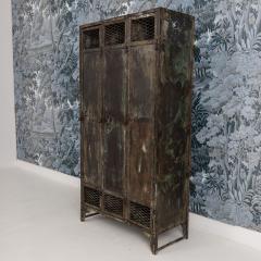 Antique French Slate Mine Metal Lockers circa 1900 - 4598731
