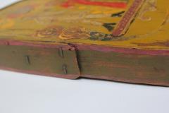 Antique French Storage Box with Hand Painted Clown Motif - 2311430