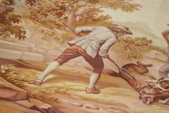 Antique French Tapestry 20 x 39 - 4241237