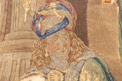 Antique French Tapestry 35 x 38 - 4241319
