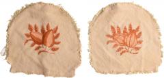 Antique French Tapestry Pair 16 x 16 - 4287760