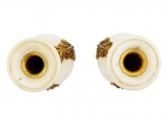 Antique French White Marble And Gilt Bronze Cassolettes - 4202521