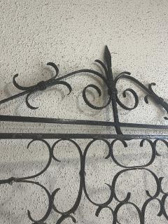 Antique French Wrought Iron Entry Gate - 4210479