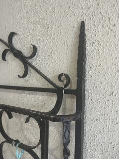 Antique French Wrought Iron Entry Gate - 4210482