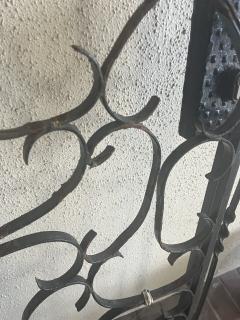 Antique French Wrought Iron Entry Gate - 4210489