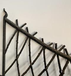 Antique French Wrought Iron Gate - 4702428