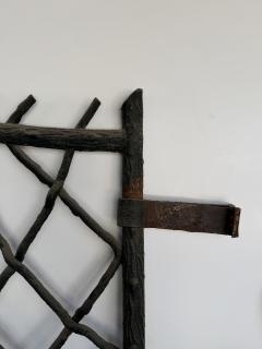 Antique French Wrought Iron Gate - 4702432