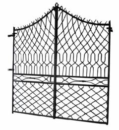 Antique French Wrought Iron Gate - 4702483
