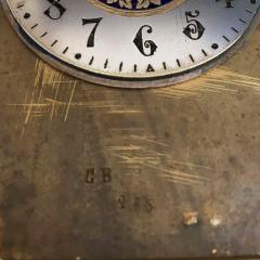 Antique French enamelled and engraved brass carriage clock - 2269532