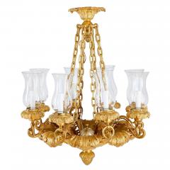Antique French gilt bronze Louis Philippe chandelier - 3618929