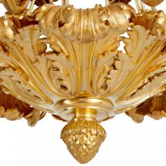 Antique French gilt bronze Louis Philippe chandelier - 3618933