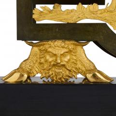 Antique French late 18th century gilt and patinated bronze mantel clock - 4230958