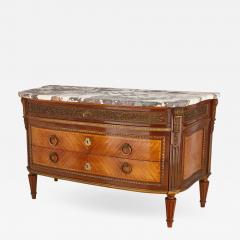 Antique French marble topped Louis XVI style commode - 1560246