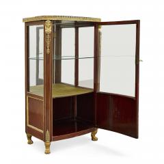 Antique French marble topped vitrine in the Empire style - 2232134