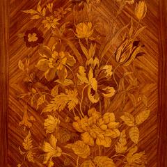 Antique French ormolu brass and marquetry ebonised wood sideboard - 3282114
