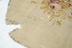 Antique French tapestry seat cover Circa 1890 one of pair 110 x 20  - 4241026