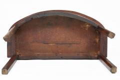 Antique George II Oak D End Table - 4546994