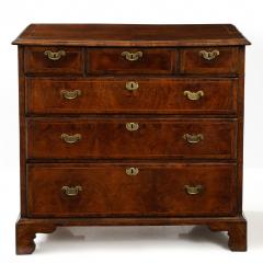 Antique George II Walnut Chest - 3531442