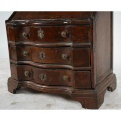 Antique Georgian Diminutive Mahogany Mirrored Secretary - 3180918